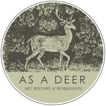 As a Deer | Art Classes & Workshops, paper craft and ink and painting teacher
